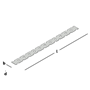 lijmkoppelstrip rvs a4-3 lijmkoppelstrip rvs a4-3