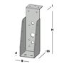balkdrager gbs korte lip sv-3 balkdrager gbs korte lip sv-3