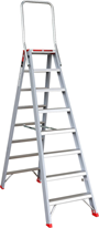 dubbele trap aluminum ongecoat kelfort-2 dubbele trap aluminum ongecoat kelfort-2