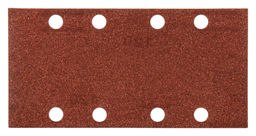 Schuurstrook Red Velcro Makita - 93X185MM K120 SET à 10 STUKS Schuurstrook Red Velcro Makita - 93X185MM K120 SET à 10 STUKS