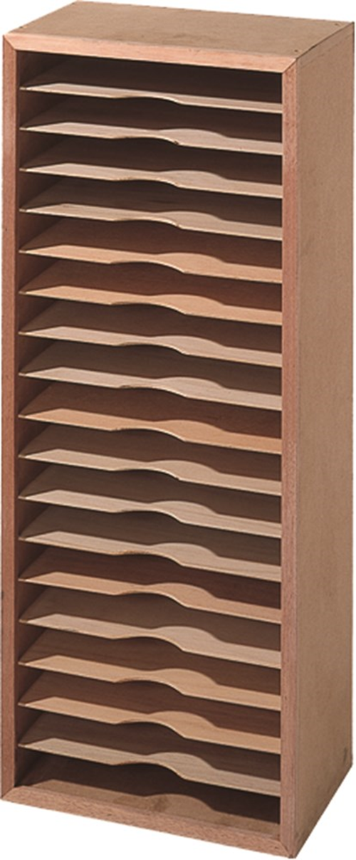 Tekeningkast Multiplex - 940X380X250MM 18 VAKS Tekeningkast Multiplex - 940X380X250MM 18 VAKS