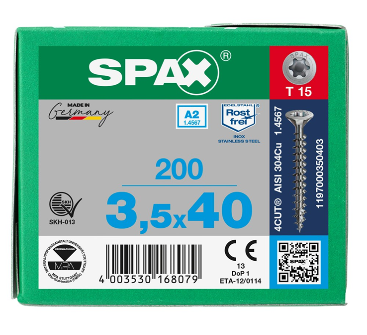 spaanplaatschroef rvs a2 spax spaanplaatschroef rvs a2 spax