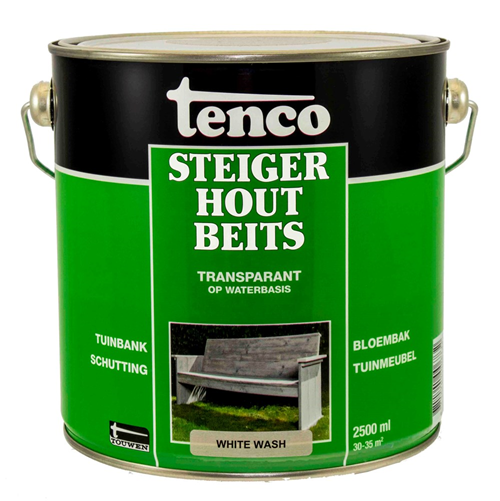 Steigerhoutbeits Transparant Tenco - 2500ML WHITE WASH 2500ML Steigerhoutbeits Transparant Tenco - 2500ML WHITE WASH 2500ML
