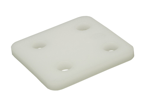 Stel/Drukplaat Kunststof - 70X70X 6MM TRANSPARANT Stel/Drukplaat Kunststof - 70X70X 6MM TRANSPARANT