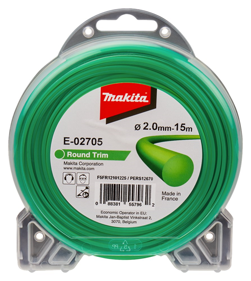 Maaidraad Makita - ROND 2.0MM  15M GROEN Maaidraad Makita - ROND 2.0MM  15M GROEN