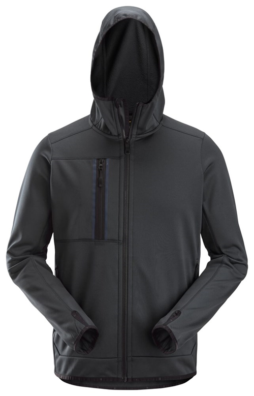 Fleece Hoodie Snickers - 8058 STAALGRIJS M Fleece Hoodie Snickers - 8058 STAALGRIJS M