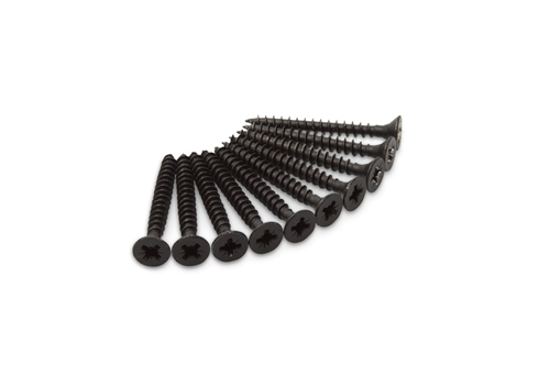 Spaanplaatschroef Zwart Rvs - 4.5X 40MM PK PZ Spaanplaatschroef Zwart Rvs - 4.5X 40MM PK PZ