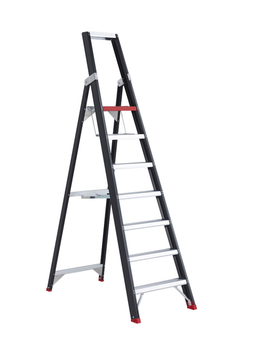 Plateautrap Aluminium Zwart Altrex - TAURUS TGB 7 1X 7 TREDEN Plateautrap Aluminium Zwart Altrex - TAURUS TGB 7 1X 7 TREDEN