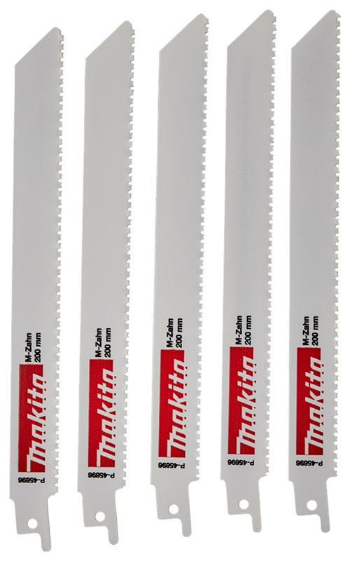 Reciprozaagblad Makita For Wood/Metal - MFORCE 200MM SET à 5 STUKS Reciprozaagblad Makita For Wood/Metal - MFORCE 200MM SET à 5 STUKS
