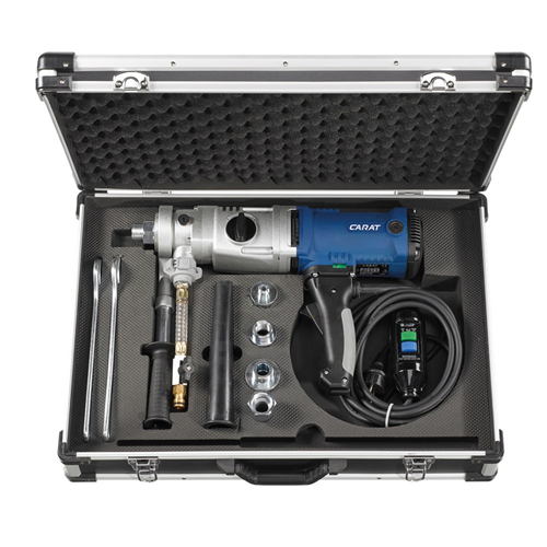 Diamantboormachineset Carat - A-2031 + 4-DLG Ø31/51/81/131MM Diamantboormachineset Carat - A-2031 + 4-DLG Ø31/51/81/131MM