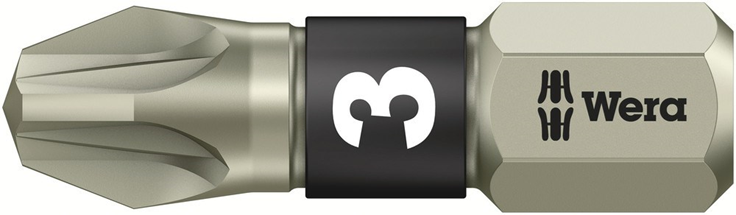 schroefbit pozidriv rvs wera schroefbit pozidriv rvs wera