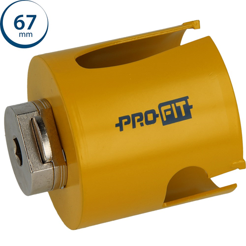 Gatzaag Multi Purpose Profit - Ø 67X52MM CLICK&DRILL HEX 10MM Gatzaag Multi Purpose Profit - Ø 67X52MM CLICK&DRILL HEX 10MM