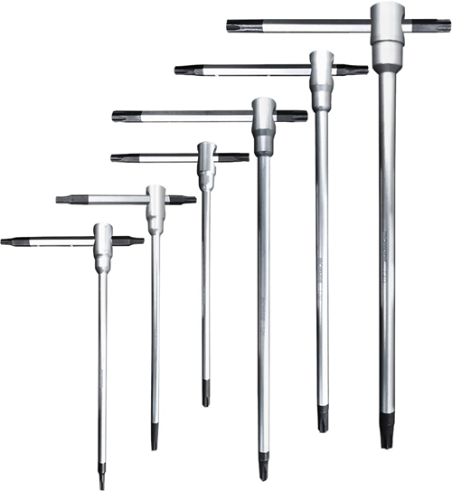 Stiftsleutelset Torx Staal Ironside - 6-DELIG T10-T40 Stiftsleutelset Torx Staal Ironside - 6-DELIG T10-T40
