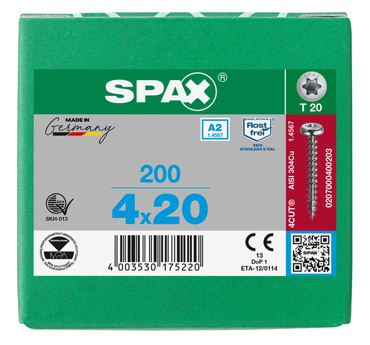 spaanplaatschroef rvs a2 spax spaanplaatschroef rvs a2 spax