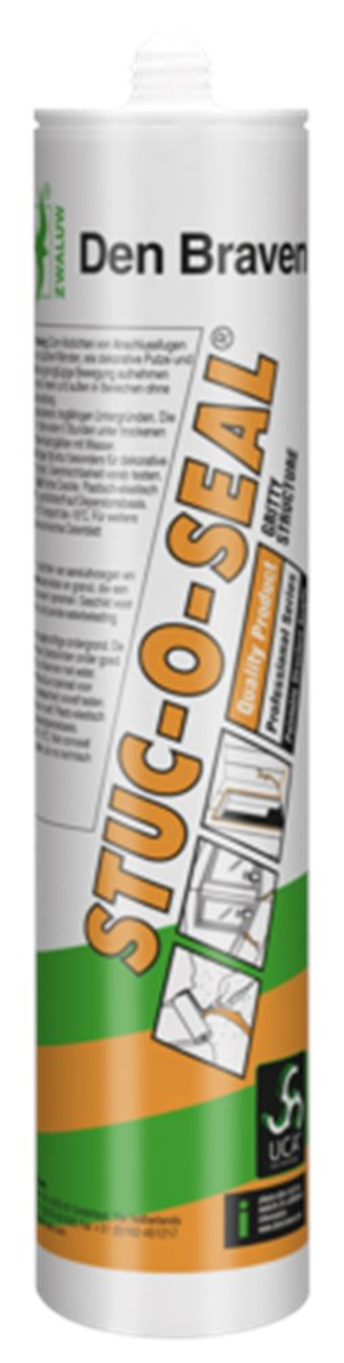Stuc-O-Seal Kit Zwaluw - 310ML WIT Stuc-O-Seal Kit Zwaluw - 310ML WIT