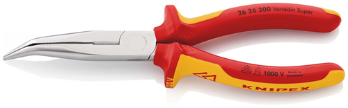Telefoontang Gebogen Knipex - VDE 2626-200MM Telefoontang Gebogen Knipex - VDE 2626-200MM