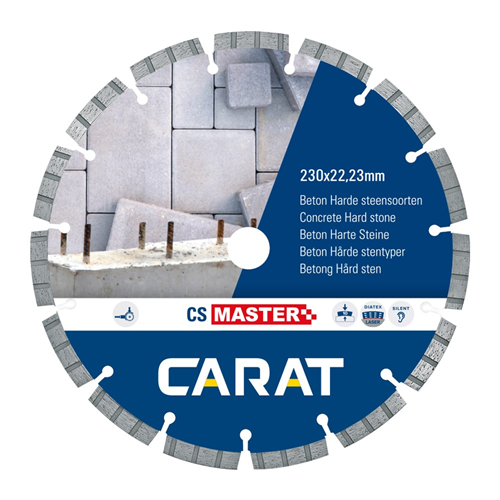 Diamantzaagblad Droog Carat Master - CSM 230X22.23MM Diamantzaagblad Droog Carat Master - CSM 230X22.23MM