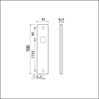 kortschild aluminium f2 ami-3 kortschild aluminium f2 ami-3