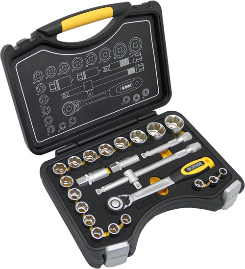 Dopsleutelset Ironside - 24-DELIG 1/2'' Dopsleutelset Ironside - 24-DELIG 1/2''