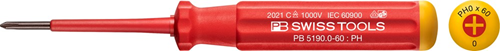 Schroevendraaier Philips Pb Swiss Tools - PB 5190.0-60 PH0 Schroevendraaier Philips Pb Swiss Tools - PB 5190.0-60 PH0