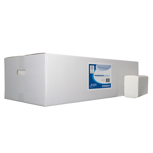 Handdoek Gevouwen Euro - 206X320MM PAK à 120 STUKS Handdoek Gevouwen Euro - 206X320MM PAK à 120 STUKS