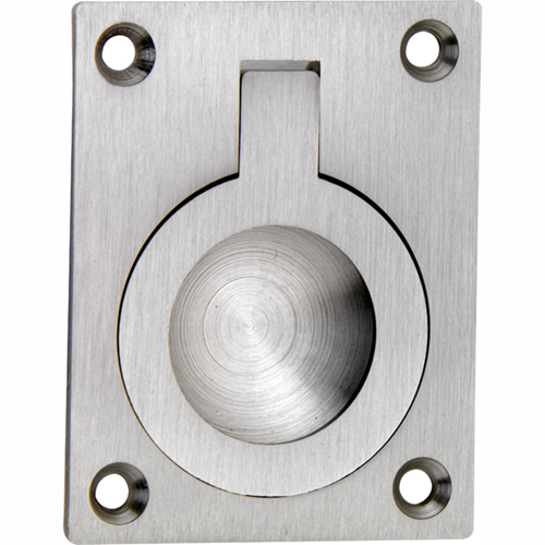 Luikring Messing Mat Nikkel Gelakt - 6906 60X47X10MM Luikring Messing Mat Nikkel Gelakt - 6906 60X47X10MM