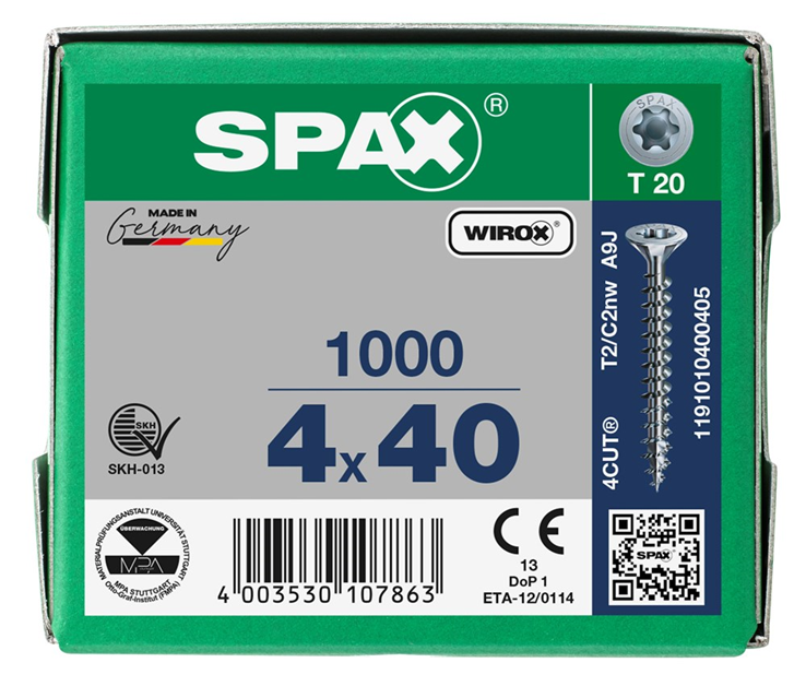 spaanplaatschroef wirox spax spaanplaatschroef wirox spax