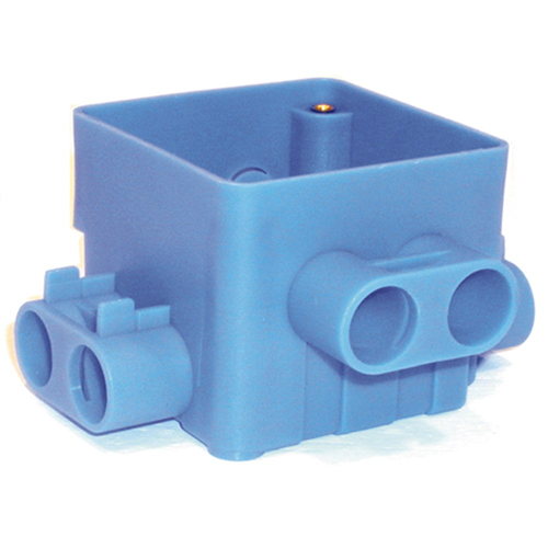 Centraaldoos Kunststof Abb - 165A 70X70MM BLAUW IP00 Centraaldoos Kunststof Abb - 165A 70X70MM BLAUW IP00