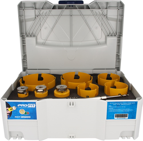 Gatzagenset Multi Purpose Profit -  9-DELIG Ø32-127MM CLICK&DRILL Gatzagenset Multi Purpose Profit -  9-DELIG Ø32-127MM CLICK&DRILL