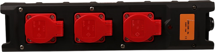 verdeelblok nylon 3-voudig zonder kabel verdeelblok nylon 3-voudig zonder kabel