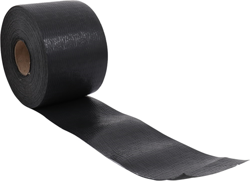 Dpc Folie Gewafeld Zwart Kelfort -  100MM 50M 300µm Dpc Folie Gewafeld Zwart Kelfort -  100MM 50M 300µm
