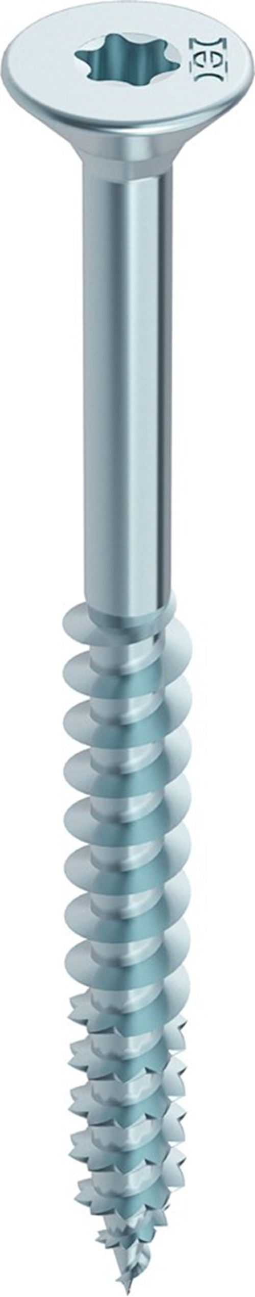 Spaanplaatschroef Verzinkt Heco - 4.0X 70MM PK T15 Spaanplaatschroef Verzinkt Heco - 4.0X 70MM PK T15