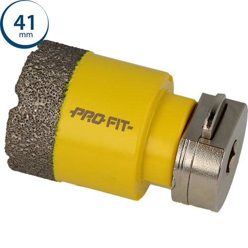 Gatzaag Diamond Dry Profit - Ø 41MM CLICK&DRILL HEX 10MM Gatzaag Diamond Dry Profit - Ø 41MM CLICK&DRILL HEX 10MM