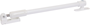telescoop uitzetter staalwit/wit oxloc-2 telescoop uitzetter staalwit/wit oxloc-2