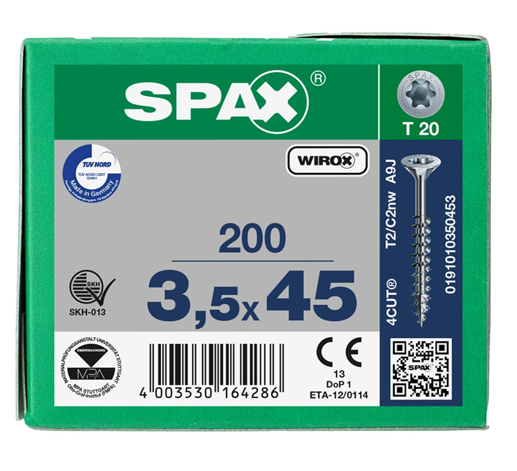 spaanplaatschroef wirox spax spaanplaatschroef wirox spax