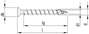 scharnierschroef rvs a2 heco-3 scharnierschroef rvs a2 heco-3