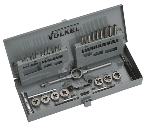 Draadsnijgereedschap Volkel - M3 T/M M12 Draadsnijgereedschap Volkel - M3 T/M M12
