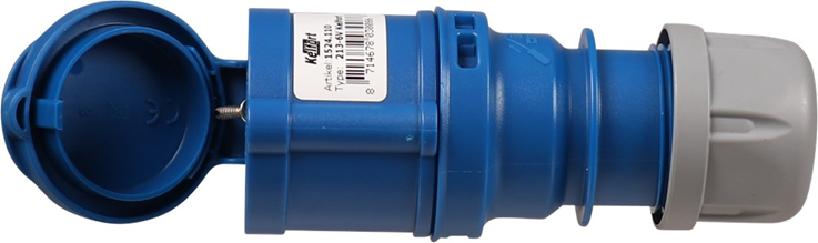 contrastekker cee blauw/grijs kelfort contrastekker cee blauw/grijs kelfort