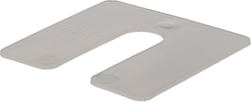 Uitvulplaatjes Kunststof Kelfort - VIERKANT  1MM TRANSPARANT Uitvulplaatjes Kunststof Kelfort - VIERKANT  1MM TRANSPARANT