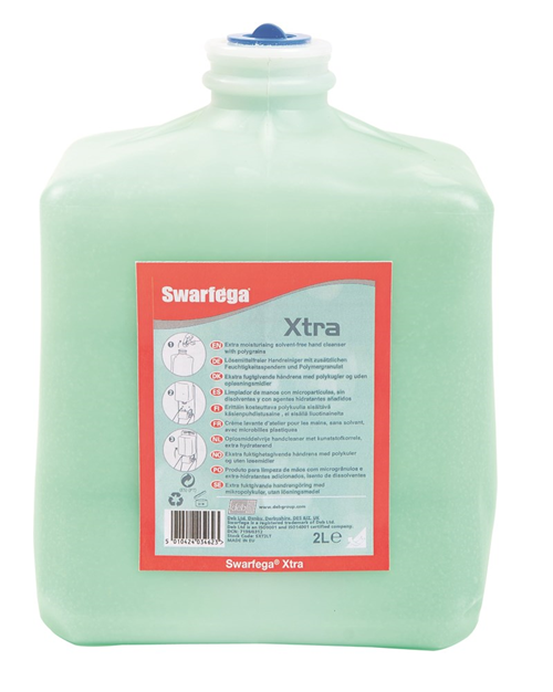 Handreiniger Met Korrel Swarfega - XTRA LICHTGROEN 2L Handreiniger Met Korrel Swarfega - XTRA LICHTGROEN 2L