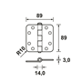 scharnier verzinkt oxloc-4 scharnier verzinkt oxloc-4
