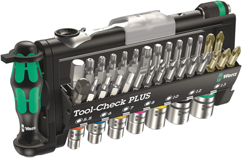 Doppen-Bitratelset Wera - 39-DELIG TOOL-CHECK PLUS Doppen-Bitratelset Wera - 39-DELIG TOOL-CHECK PLUS