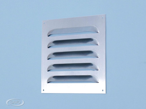 Schoepenrooster Aluminium Gavo - 250X250MM (BXH) Schoepenrooster Aluminium Gavo - 250X250MM (BXH)