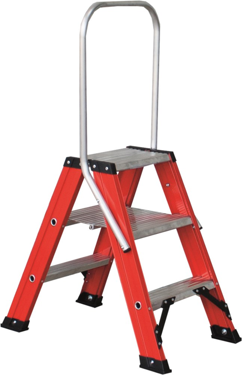 Dubbele Trap Aluminium Gecoat Kelfort - MAGNUS 2X 3 TREDEN +BEUGEL Dubbele Trap Aluminium Gecoat Kelfort - MAGNUS 2X 3 TREDEN +BEUGEL
