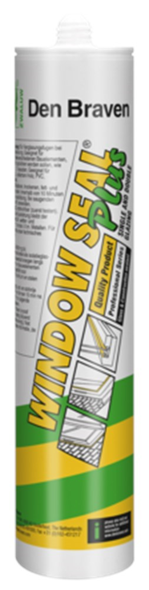 Beglazingskit Zwaluw - WINDOWSEAL PLUS 310ML CRÈME WIT RAL9001 Beglazingskit Zwaluw - WINDOWSEAL PLUS 310ML CRÈME WIT RAL9001