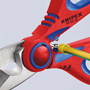 elektriciens kabelschaar knipex-12 elektriciens kabelschaar knipex-12
