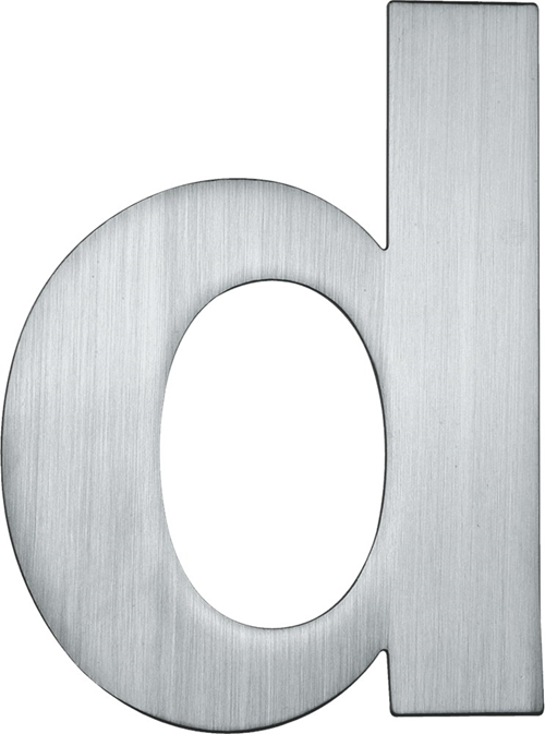 Huisletter Rvs A2 Oxloc - 120MM d Huisletter Rvs A2 Oxloc - 120MM d