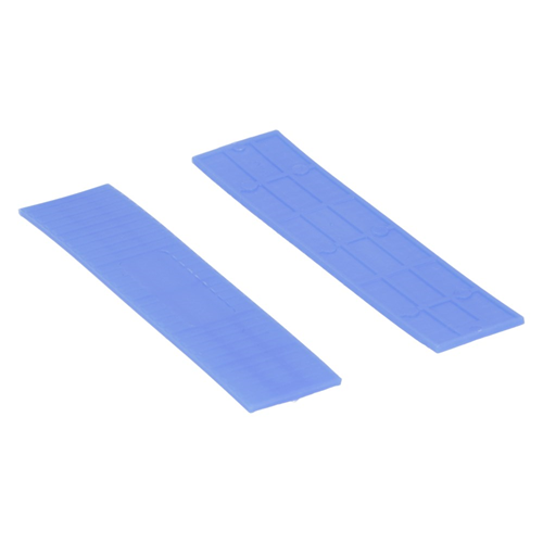 Beglazingsblokjes Raster Kunststof - 24X2X100MM BLAUW Beglazingsblokjes Raster Kunststof - 24X2X100MM BLAUW