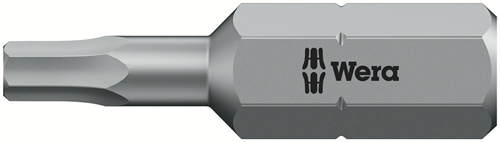 Schroefbit Inbus Wera - 840/1Z HEX-PLUS 3.0 25MM 1/4'' Schroefbit Inbus Wera - 840/1Z HEX-PLUS 3.0 25MM 1/4''