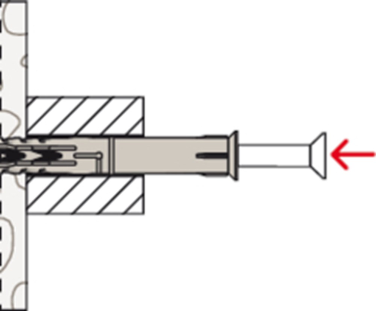 kozijnplug nylon fischer kozijnplug nylon fischer